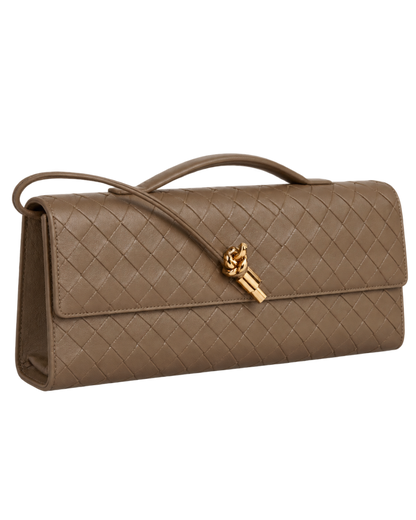 BOTTEGA VENETA Andiamo Top Handle Long Clutch