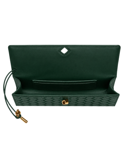 BOTTEGA VENETA Andiamo Top Handle Long Clutch