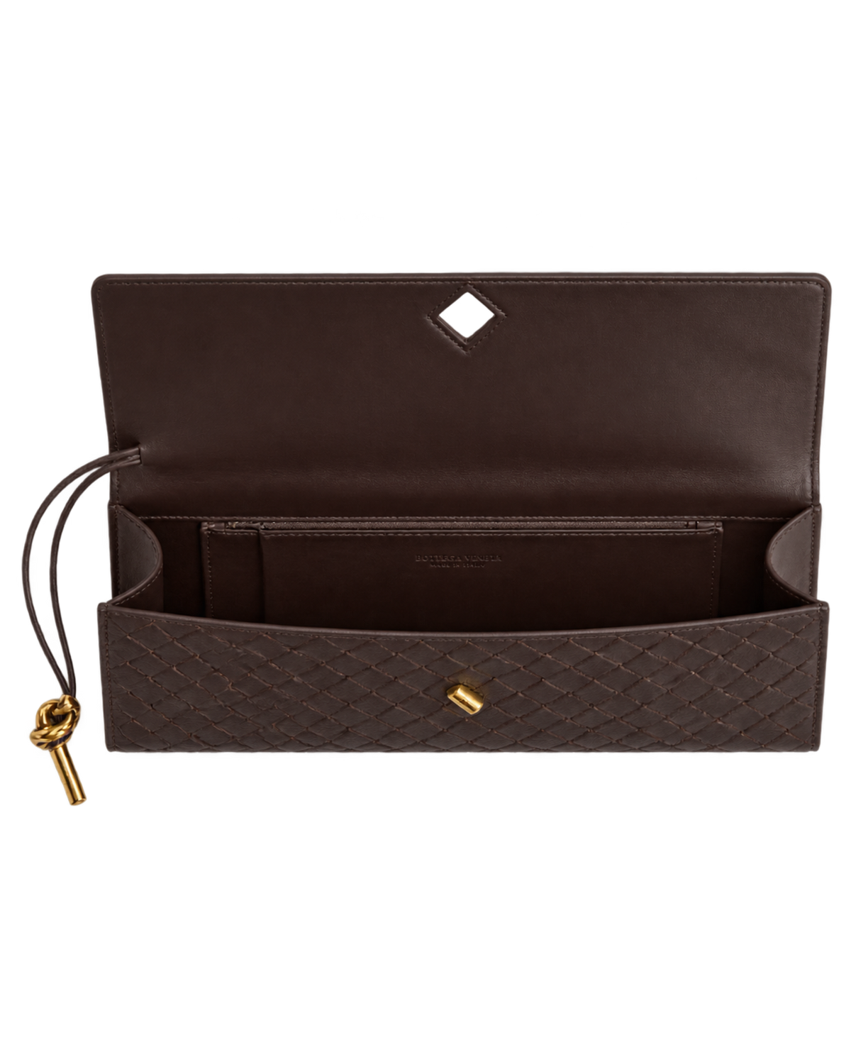 BOTTEGA VENETA Andiamo Top Handle Long Clutch