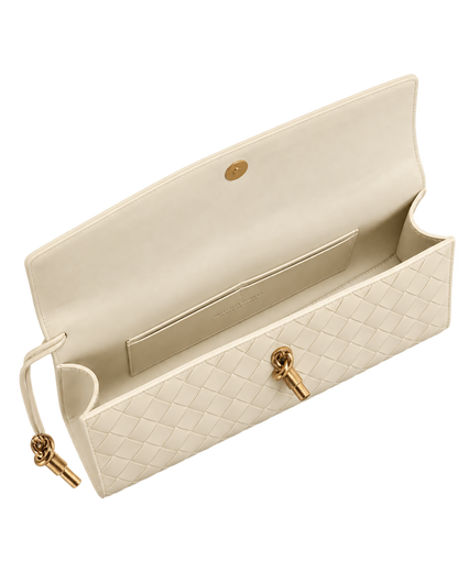 BOTTEGA VENETA Andiamo Top Handle Long Clutch