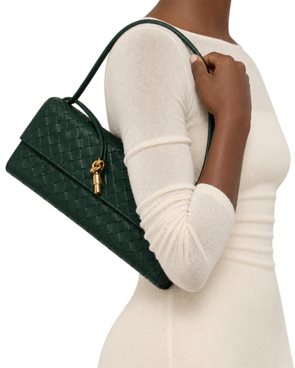 BOTTEGA VENETA Andiamo Top Handle Long Clutch