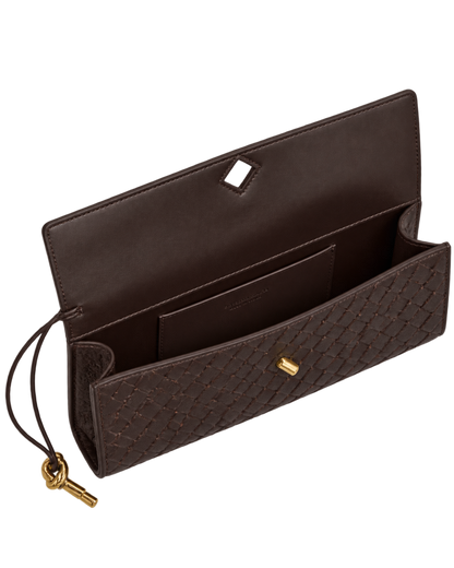 BOTTEGA VENETA Andiamo Top Handle Long Clutch