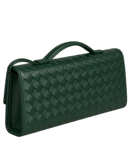 BOTTEGA VENETA Andiamo Top Handle Long Clutch