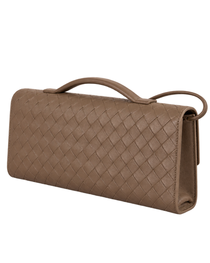 BOTTEGA VENETA Andiamo Top Handle Long Clutch