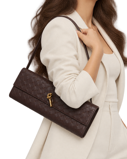 BOTTEGA VENETA Andiamo Top Handle Long Clutch