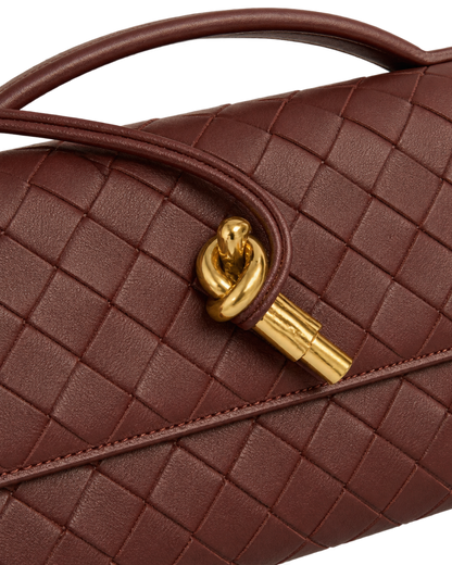 BOTTEGA VENETA Andiamo Top Handle Long Clutch