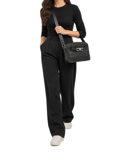 Bottega Veneta Andiamo Zipped Messenger Bag