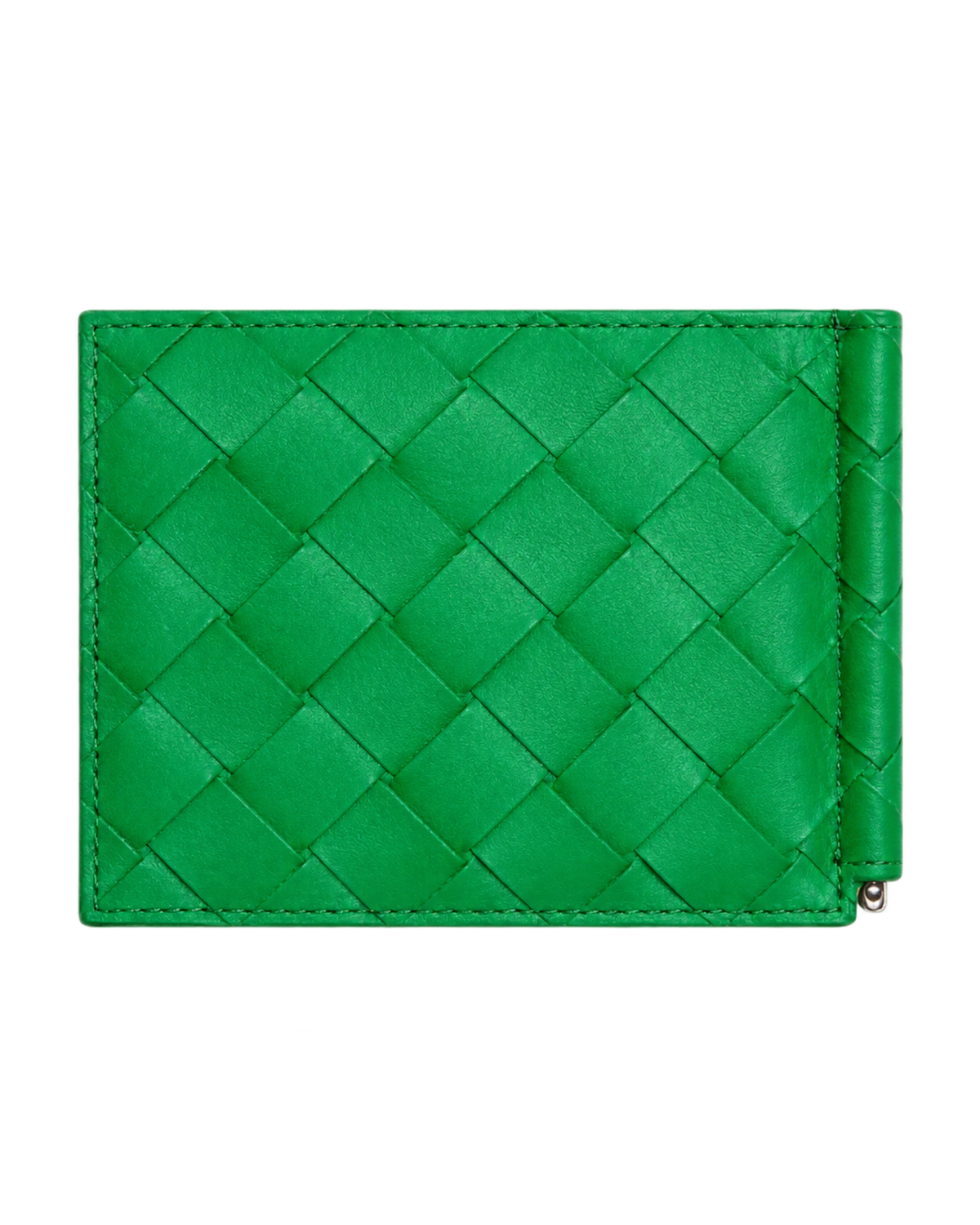 Bottega Veneta Bill Clip Wallet Parquet
