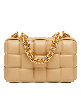 BOTTEGA VENETA Chain Cassette Padded Shoulder Bag