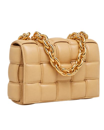 BOTTEGA VENETA Chain Cassette Padded Shoulder Bag
