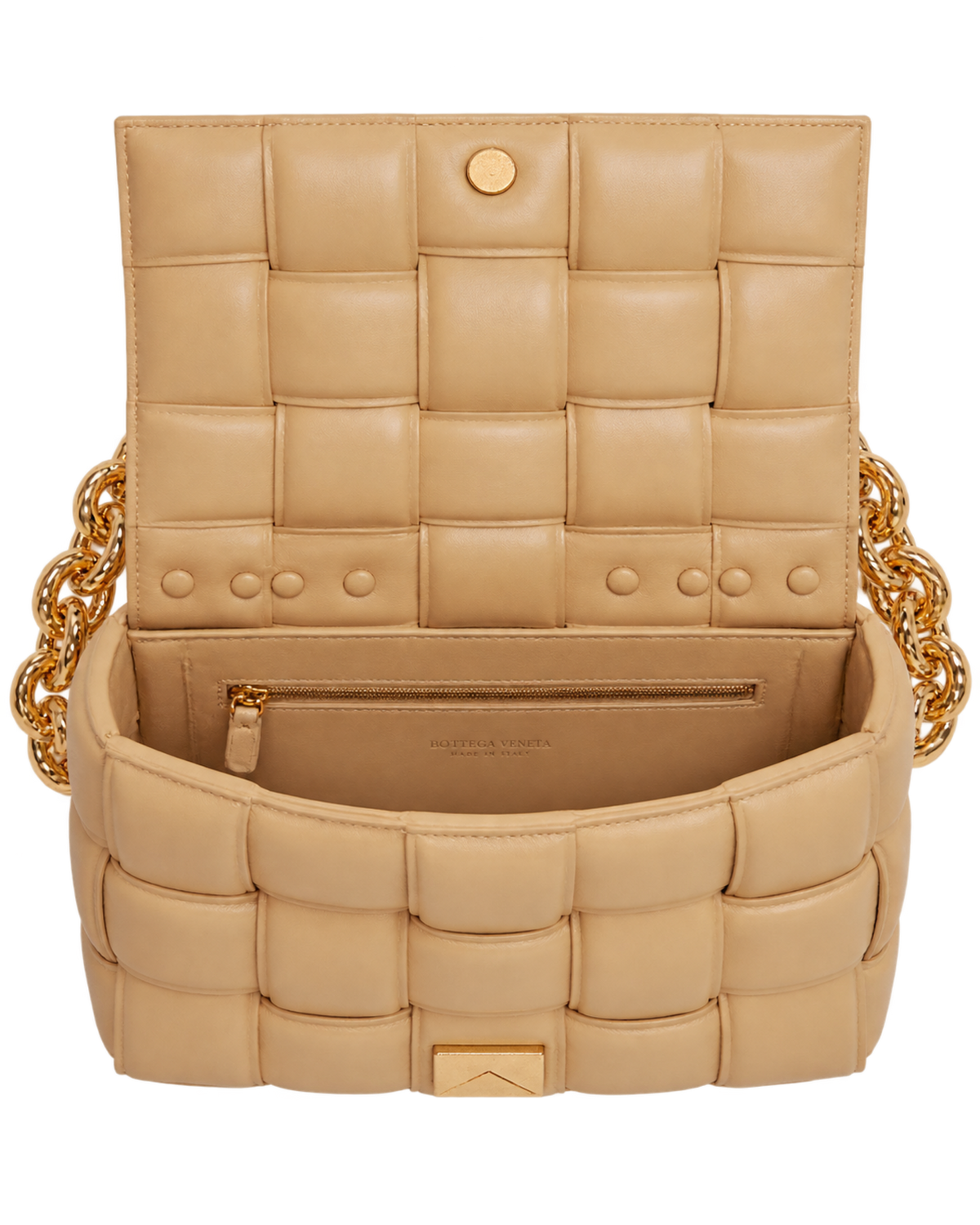 BOTTEGA VENETA Chain Cassette Padded Shoulder Bag