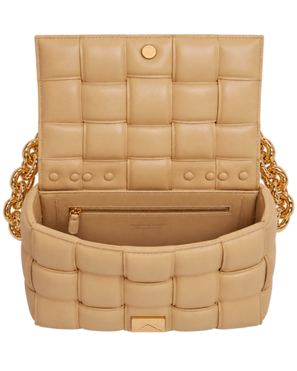 BOTTEGA VENETA Chain Cassette Padded Shoulder Bag