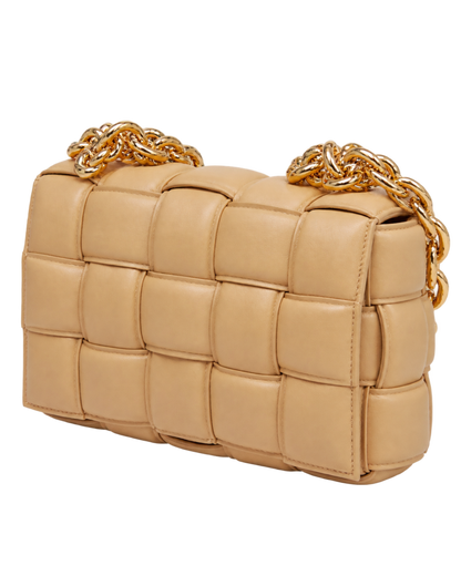 BOTTEGA VENETA Chain Cassette Padded Shoulder Bag