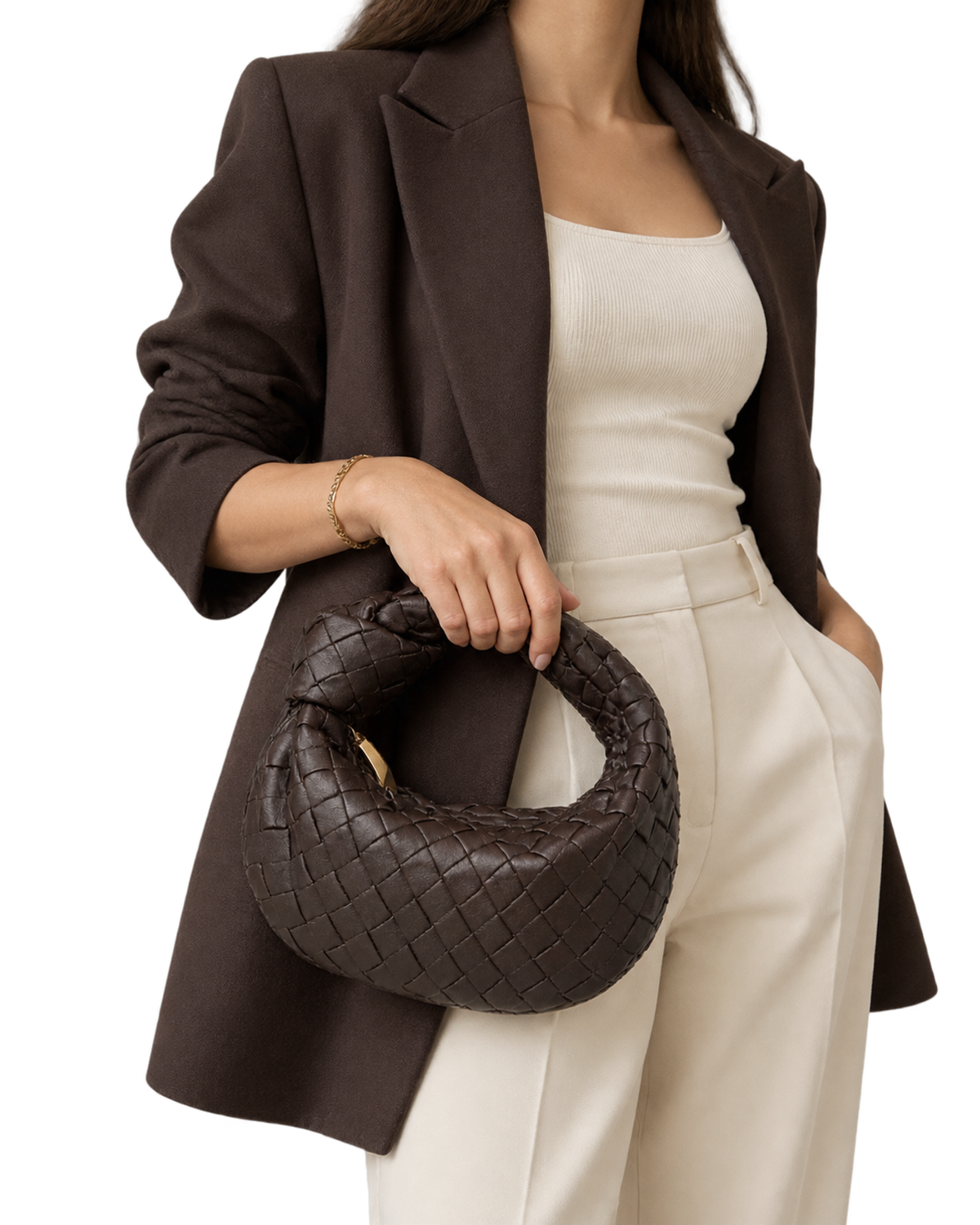 BOTTEGA VENETA Jodie Mini Braided Hobo Bag