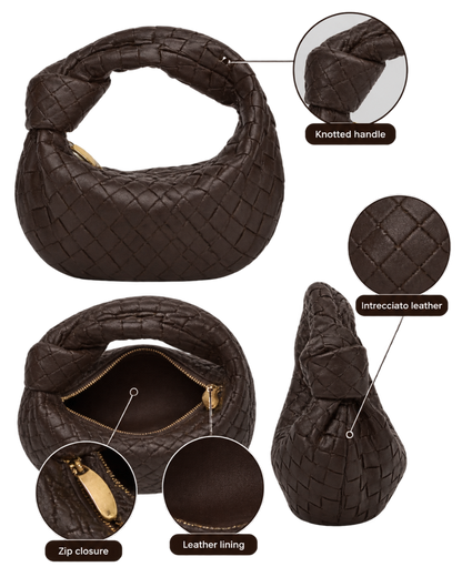 BOTTEGA VENETA Jodie Mini Braided Hobo Bag
