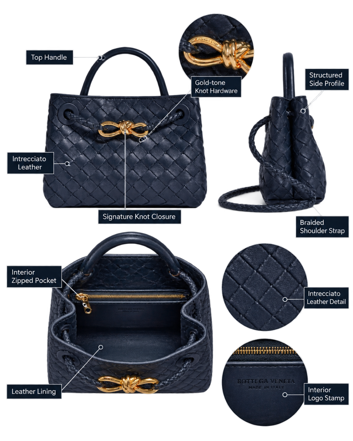 Bottega Veneta Mini Andiamo