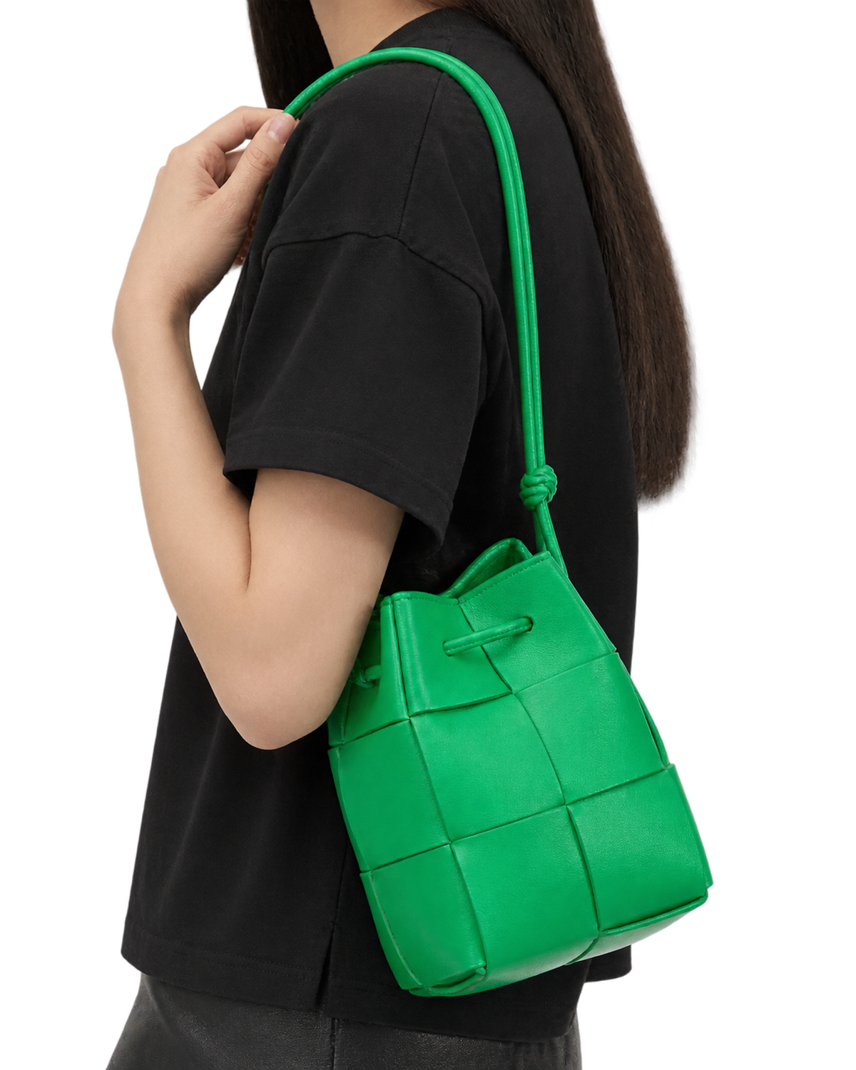 BOTTEGA VENETA Woven Cassette Bucket Bag
