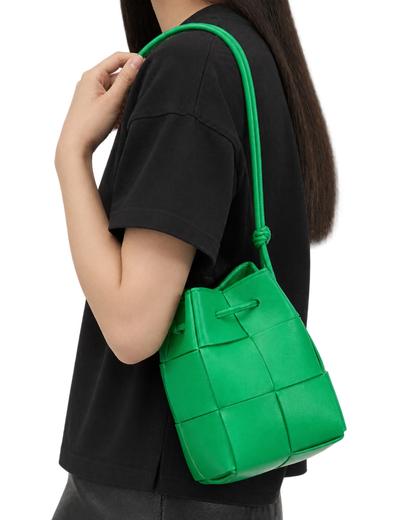 BOTTEGA VENETA Woven Cassette Bucket Bag