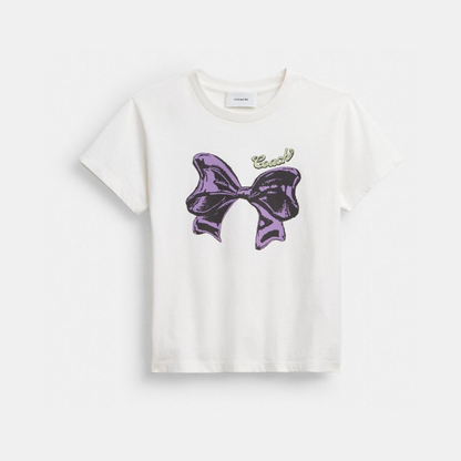 Bow T-Shirt In Organic Cotton