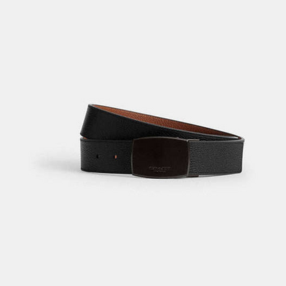 Boxed Plaque And Harness Buckle Cut-To-Size Reversible Belt, 38 Mm