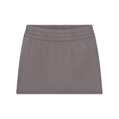 Boyfriend Fleece Mini Skirt