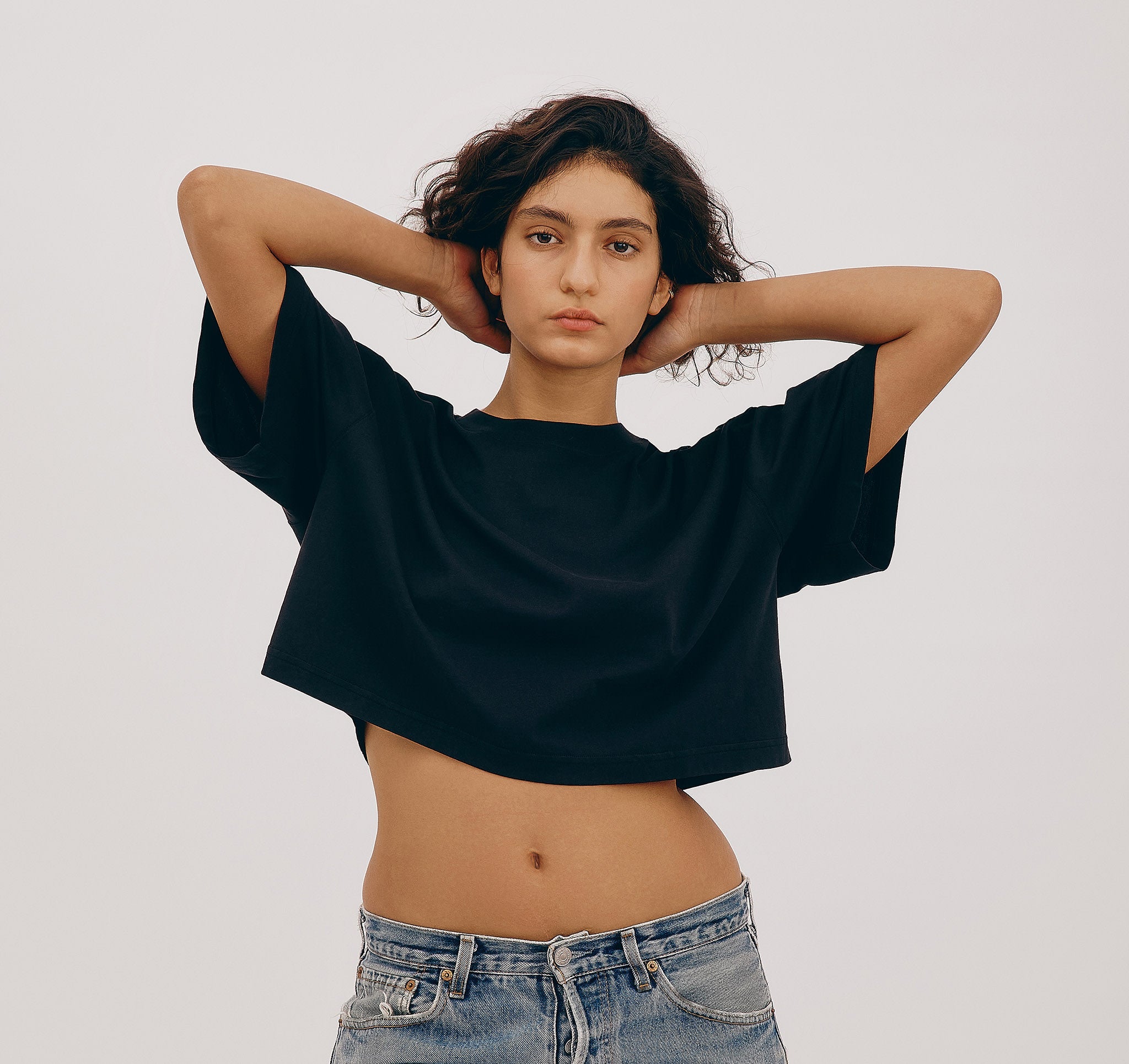 True Boxy Crop Tee