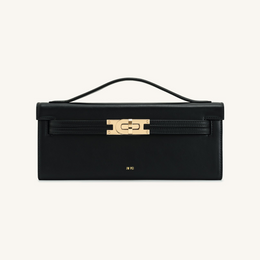 Bria Structured Top Handle Bag - Black