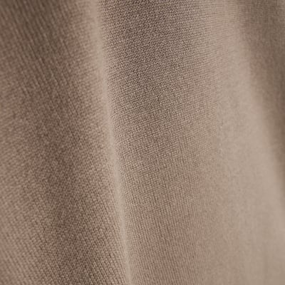 Brown Button Detail Knitted T-shirt