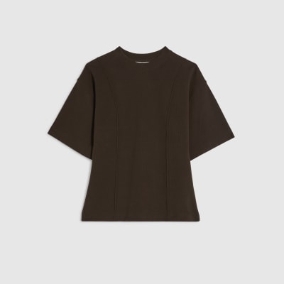 Brown Cosy Short Sleeve T-Shirt