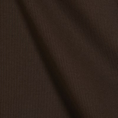 Brown Cotton Fitted Top