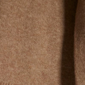Brown Crew Neck Knitted Jumper