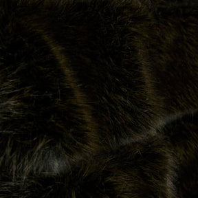 Brown Cropped Faux Fur Jacket