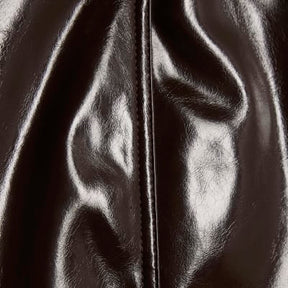 Brown Faux Leather Mini skirt