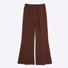 Brown Flared Trousers
