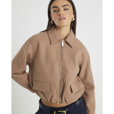 Brown Harrington Jacket