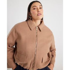 Brown Harrington Jacket