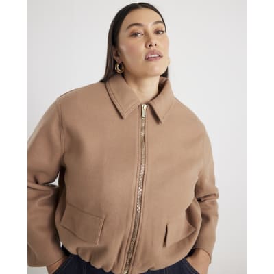 Brown Harrington Jacket