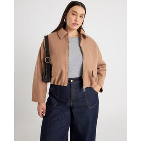 Brown Harrington Jacket