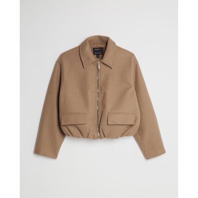 Brown Harrington Jacket