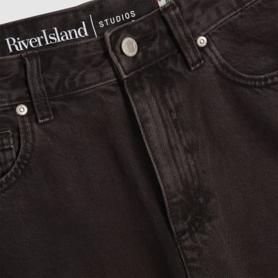 Brown High Waisted Baggy Jeans
