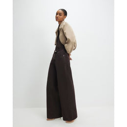 Brown High Waisted Baggy Jeans