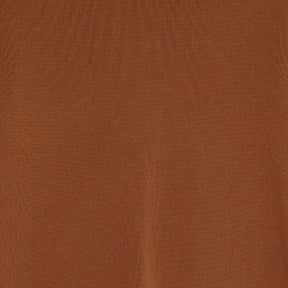 Brown Knit Long Sleeve Top