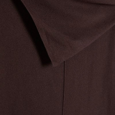 Brown Knitted Cape Jumper