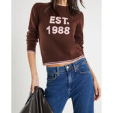 Brown Knitted EST 1988 Jumper