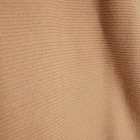 Brown Knitted High Neck Jumper