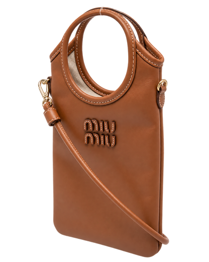 Brown Logo Mini Tote