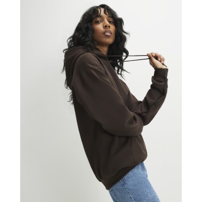 Brown Long Sleeve Hoodie