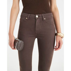 Brown Mid Rise Bootcut Jeans