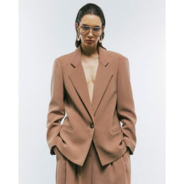 Brown Oversized Blazer