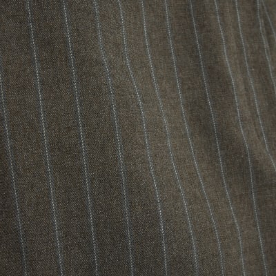 Brown Pinstripe Micro Shorts